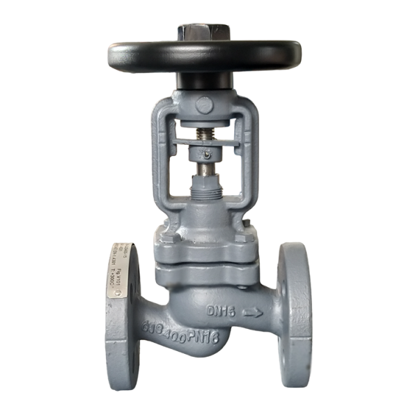 Вентиль сильфонный фланцевый чугунный, PN16