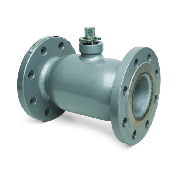 Кран шаровой стальной фланцевый полнопроходной для газа EFAR / PTFE / PN16-40