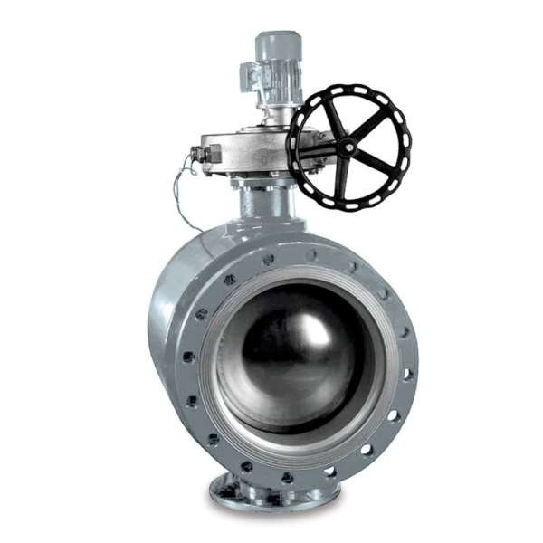 Кран шаровой стальной фланцевый полнопроходной для газа EFAR / PTFE / PN16-40 / DN250-DN700