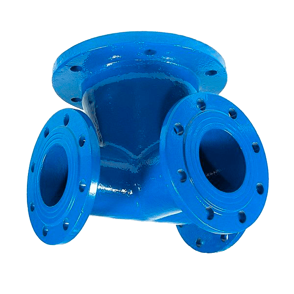 Тройник для гидранта фланцевый чугунный, PN16