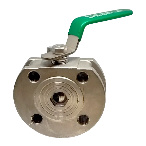 Кран кульовий фланцевий нержавіючий, куля-нж сталь 304, PTFE, PN16