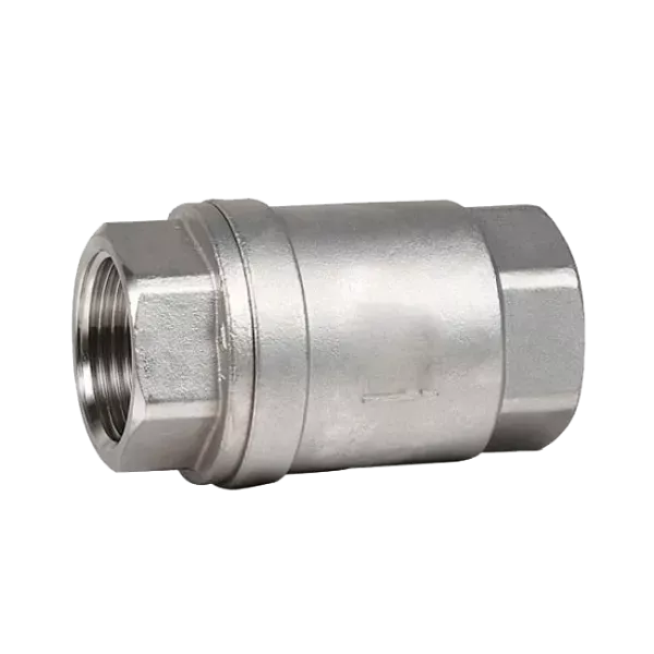 Обратный клапан муфтовый нержавеющий, тарелка-нж, PTFE, PN16